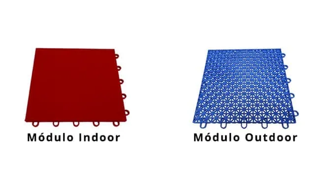Página de produto: Piso Esportivo Modular em Polipropileno